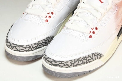 Hyperoad Reimagined Jordan 3 Air Cement White 1022